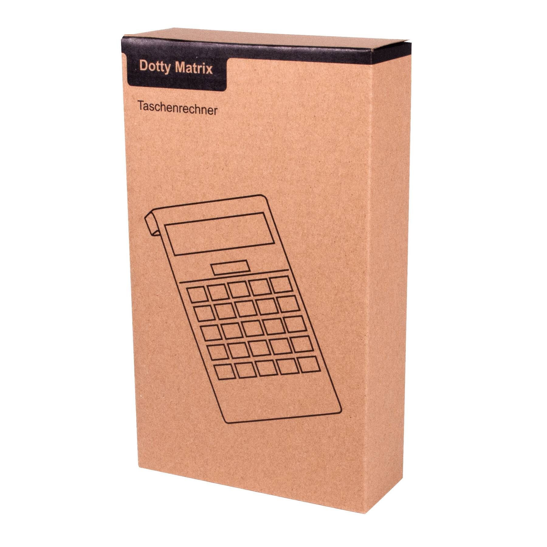 Taschenrechner DOTTY MATRIX - schwarz-115
