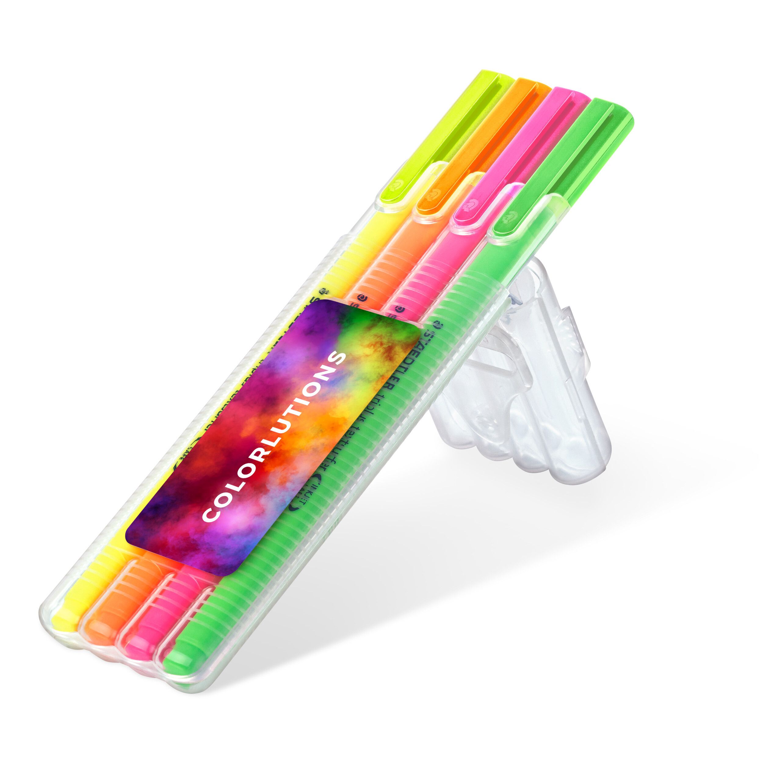 STAEDTLER triplus textsurfer, Box mit 4 Stiften - transparent-596