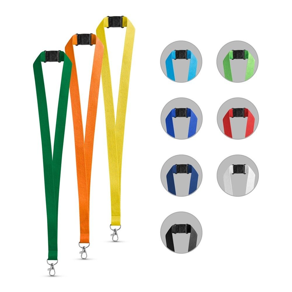 LEEDS Lanyard aus Polyester mit Sicherheitsverschluss - rot-724