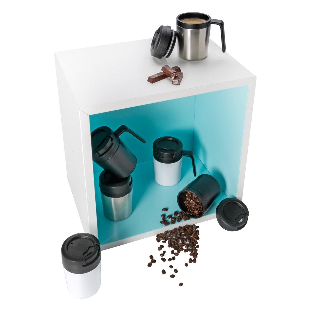 Coffee to go Becher - weiß-360