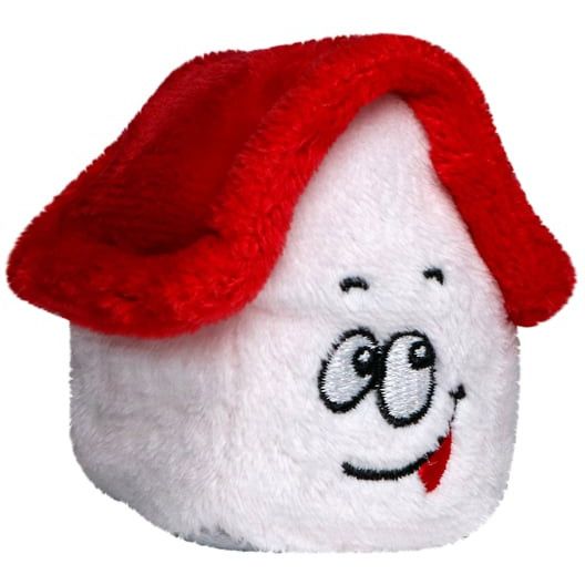 MiniFeet® Bildschirmreiniger Schmoozies® Haus - weiß - rot-721