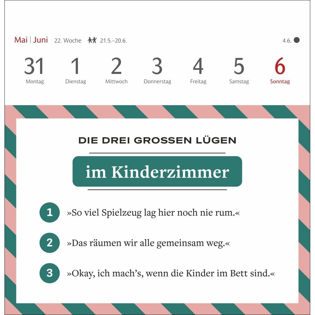 Die drei großen Lügen Premium-Postkartenkalender-824