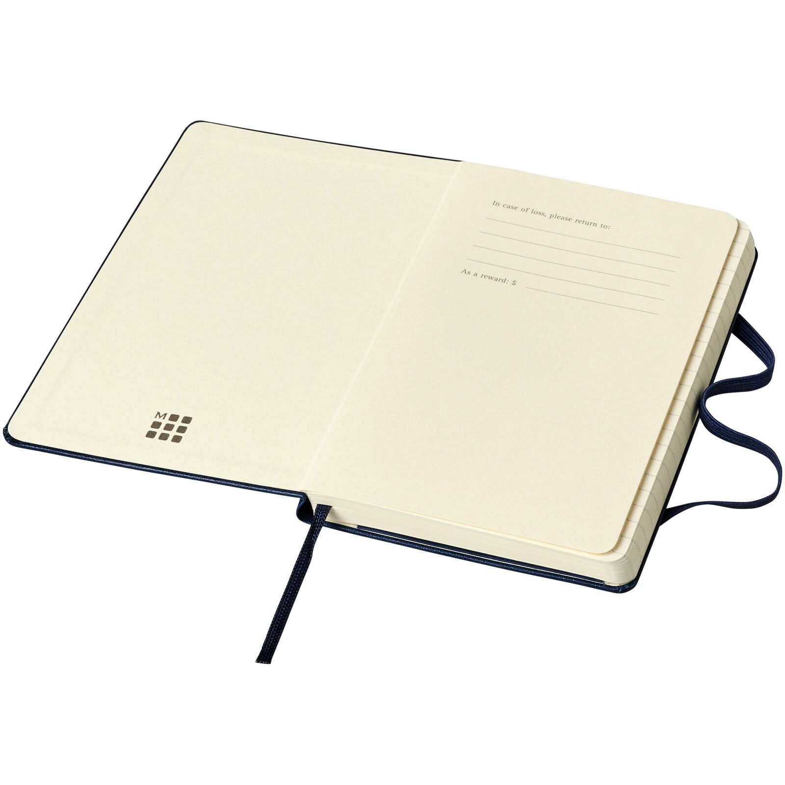 Moleskine Classic Hardcover Notizbuch Taschenformat – liniert - saphir-407
