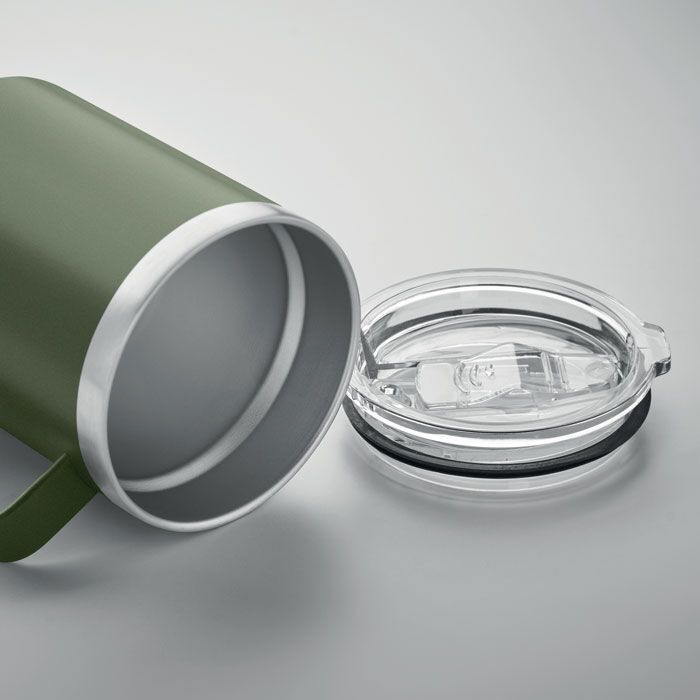 Doppelwandiger Becher 300 ml INARI - dunkelgrün-15