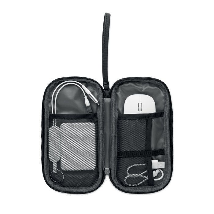 Tech Organizer-Tasche RPET ALLTHERE - schwarz-822