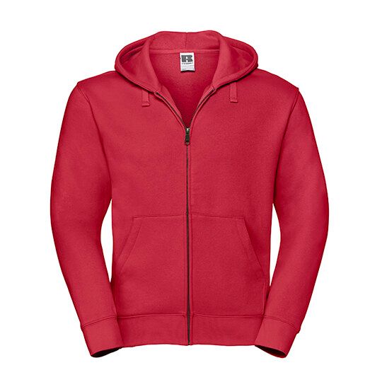 Men's Authentic Zipped Hood Jacket - classic red - M-986