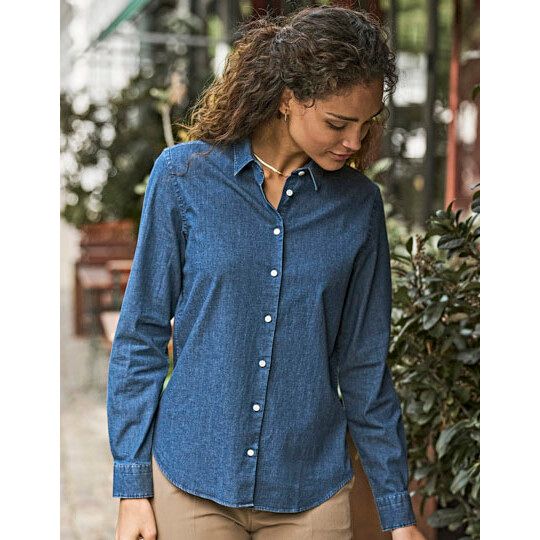 Women´s Denim shirt - blue denim-508