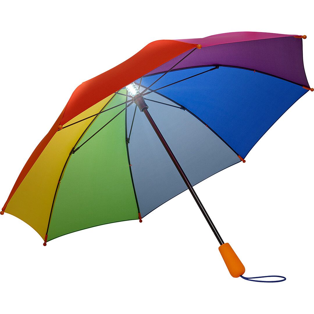 Stockschirm FARE® 4Kids Skylight® Ø88 cm - regenbogen-786