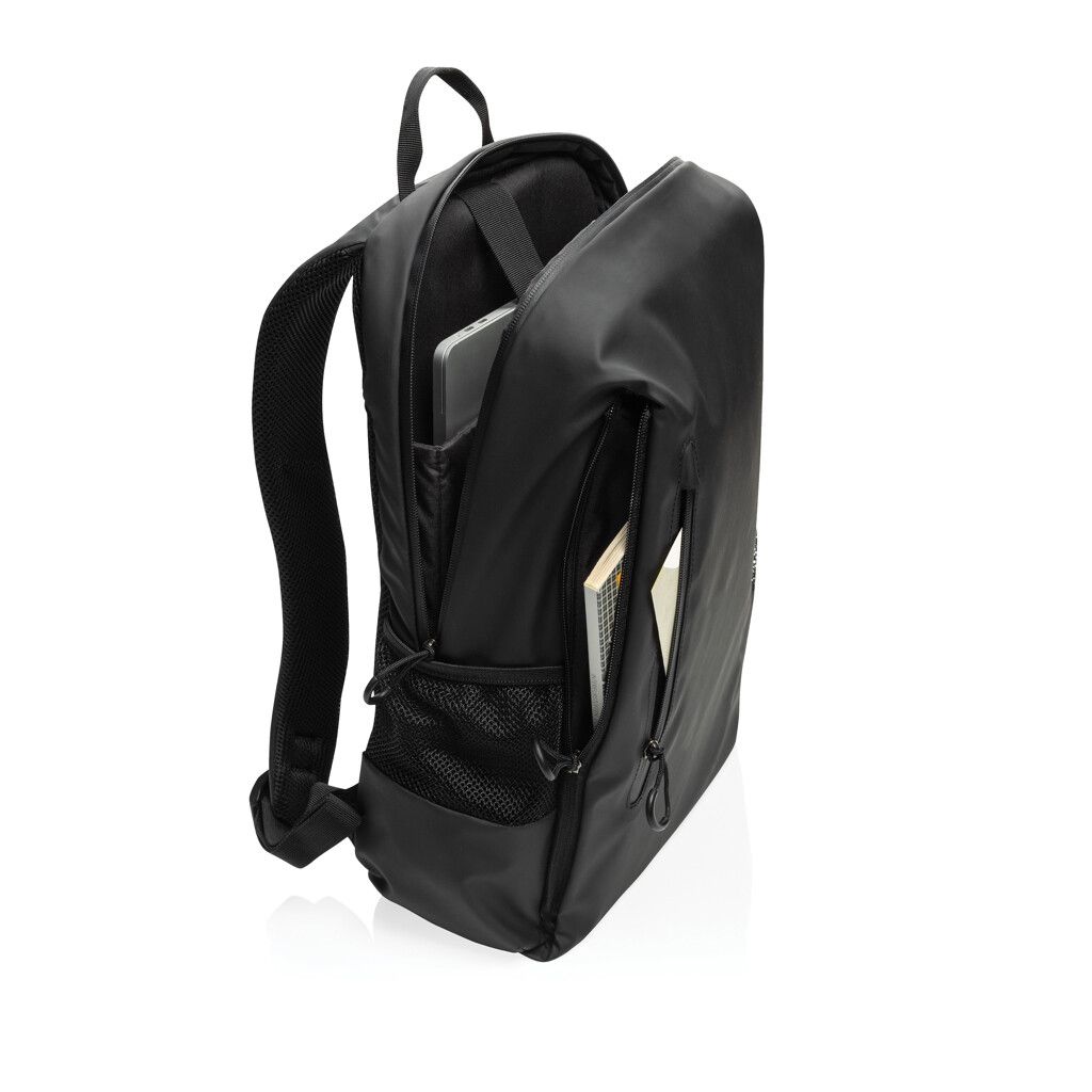 Lima Aware™ RPET wasserabweisender 15,6" Laptop-Rucksack - schwarz-148