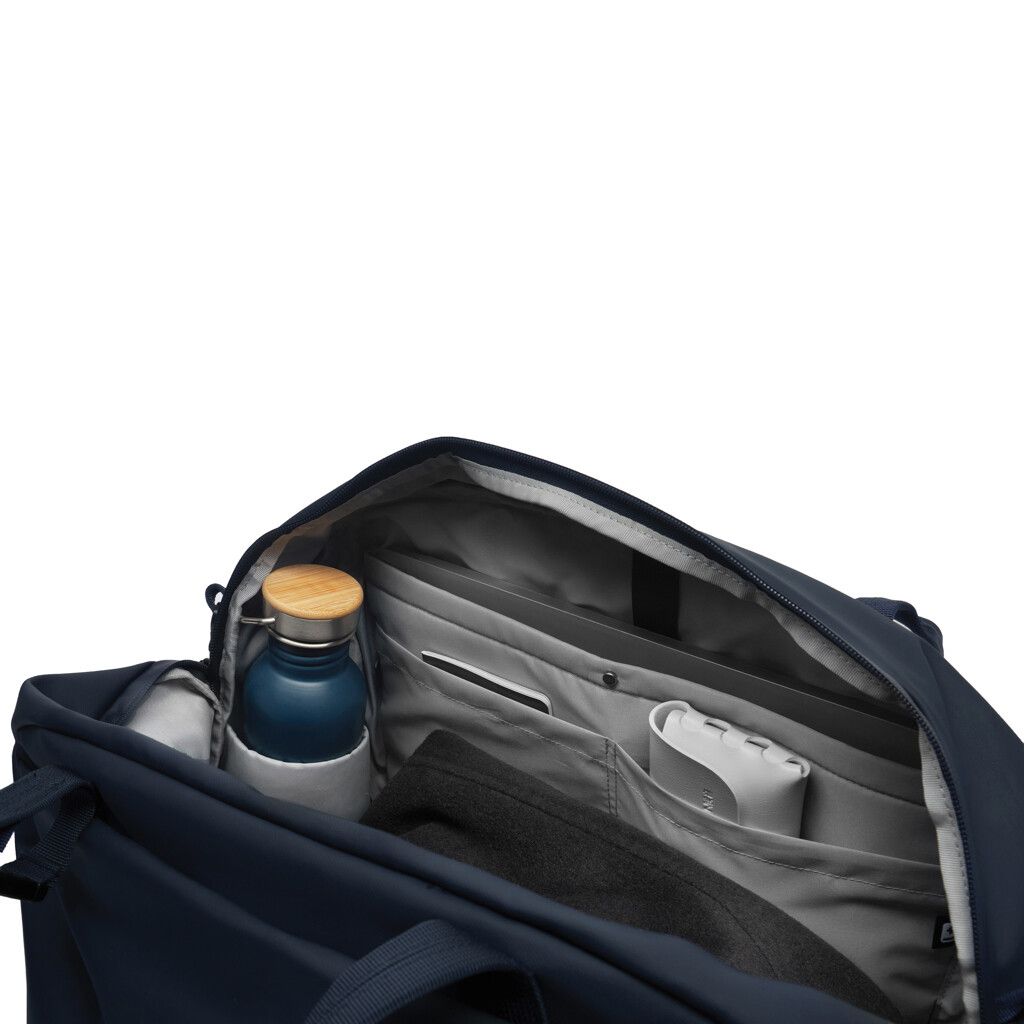 Urban wasserabweisende Wochenendtasche - navy blau-454
