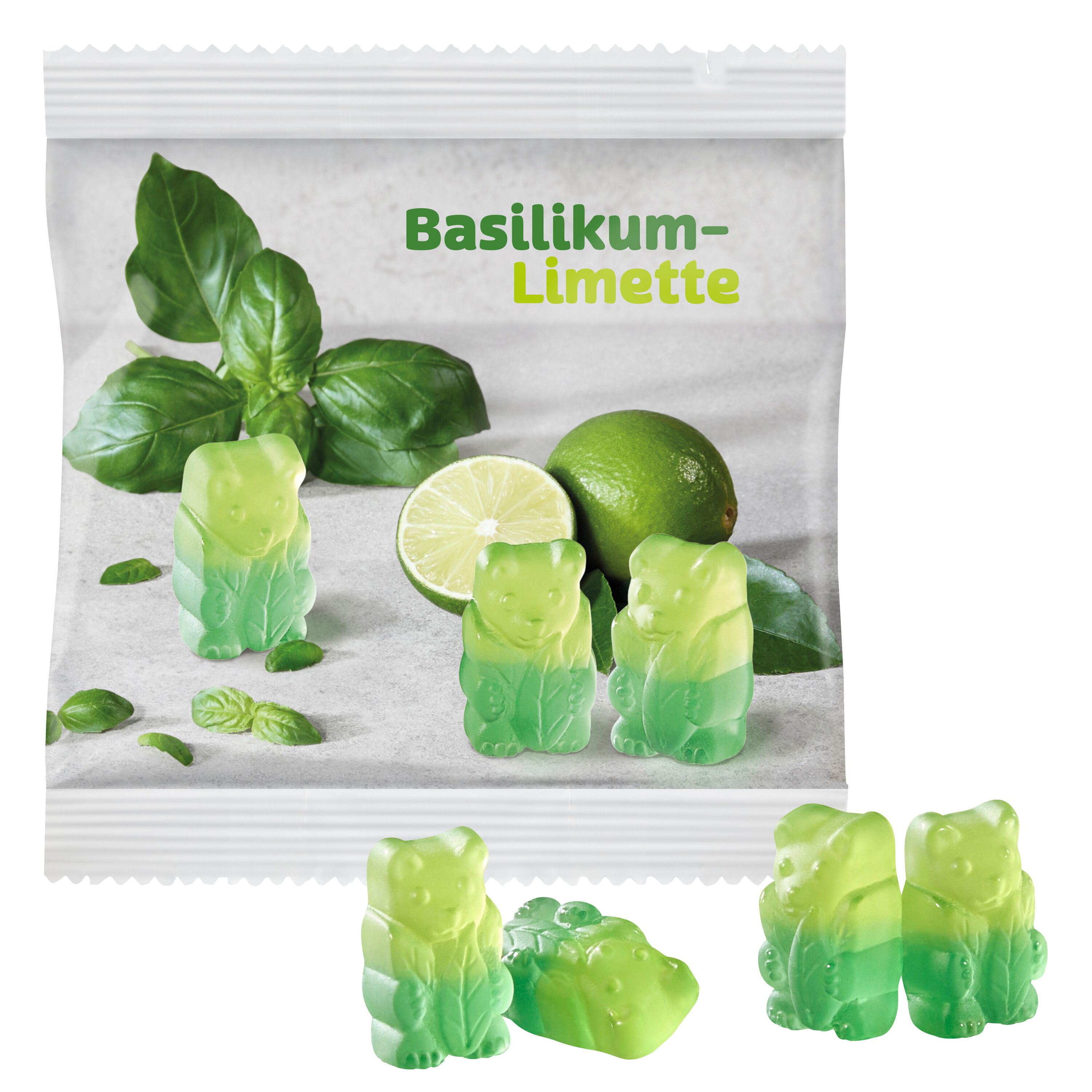 Vegane Basilikum-Limetten Bärchen im kompostierbaren Tütchen-191