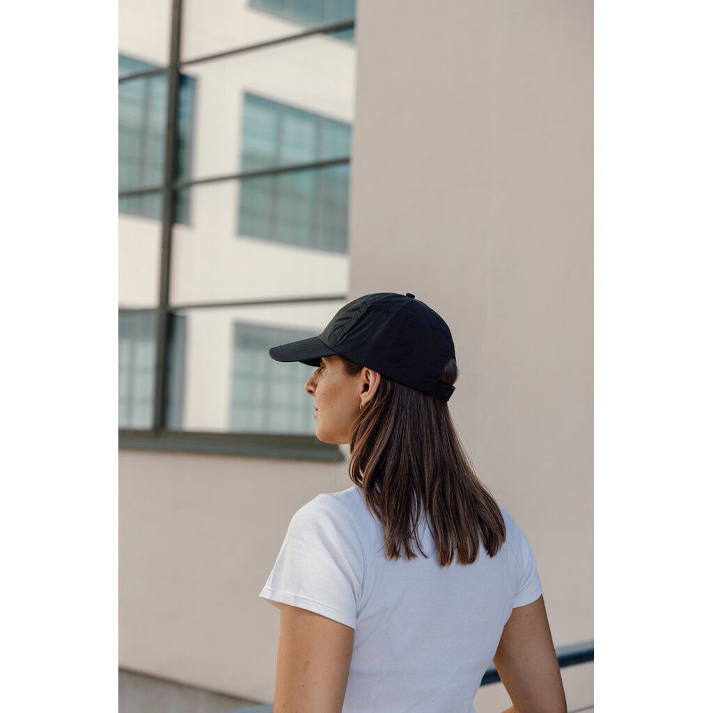 KENTO URBAN RCS 5-Panel-Cap aus RCS recyceltem Nylon - schwarz-914