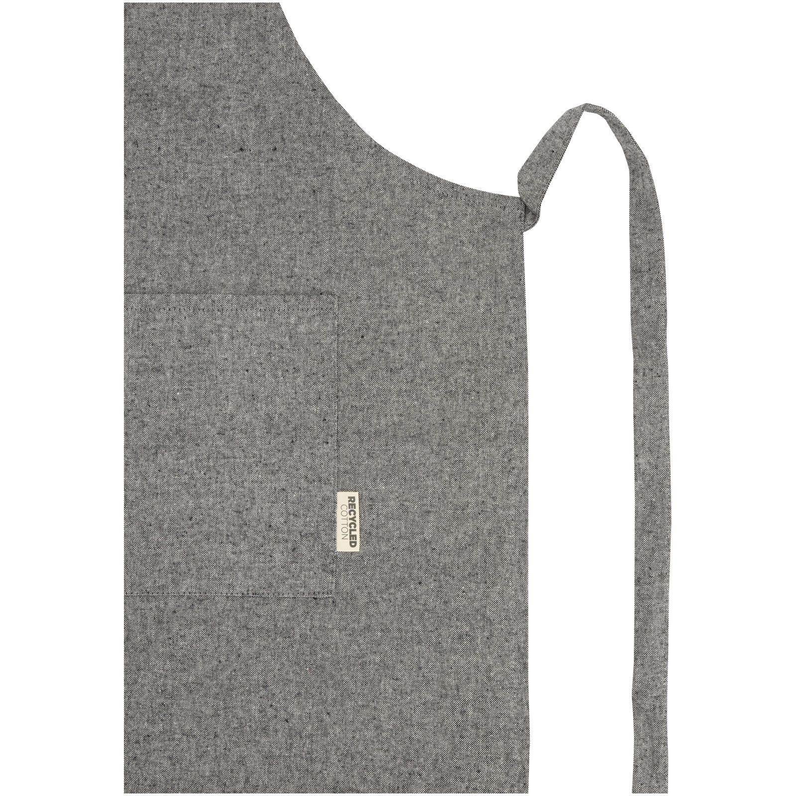 Pheebs 200 g/m² recycelte Schürze - heather schwarz-804