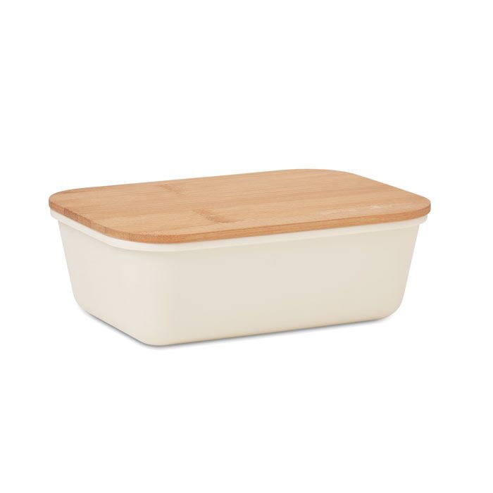Lunchbox mit Bambus-Deckel THURSDAY - beige-533
