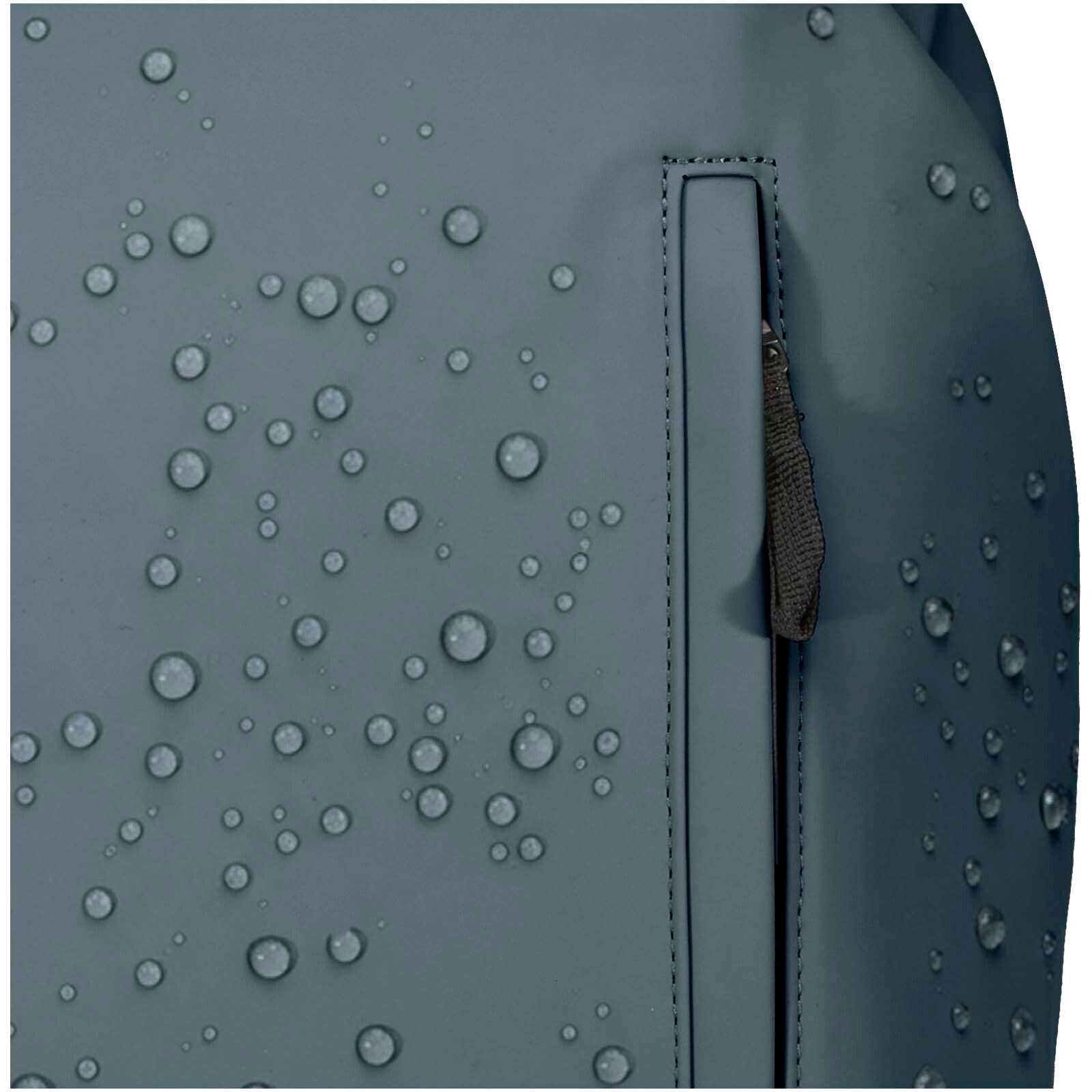 Resi Plus 15" GRS recycelter diebstahlsicherer Rucksack 18L - hale blau-162