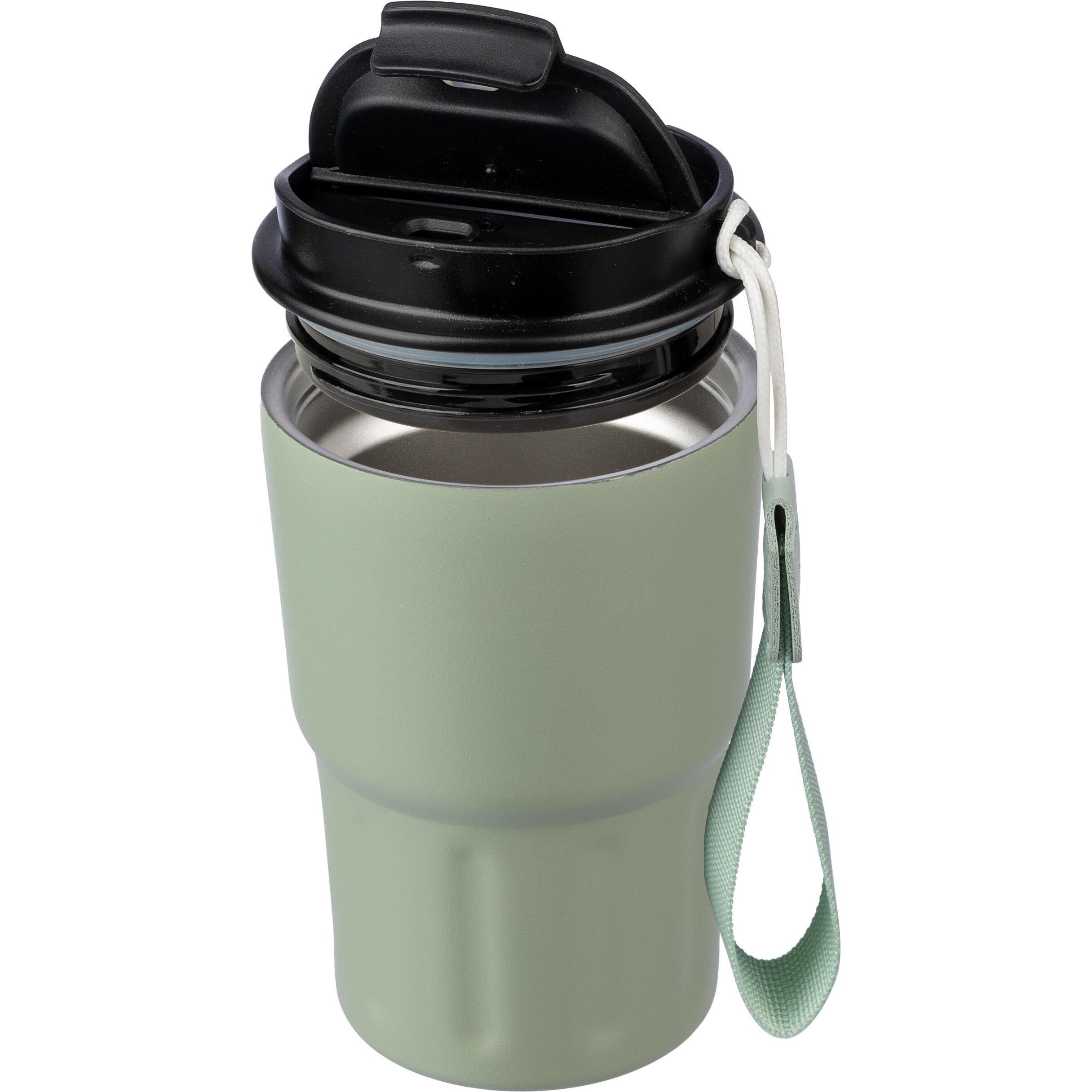 Doppelwandiger Becher aus Edelstahl Louisa - grau-610