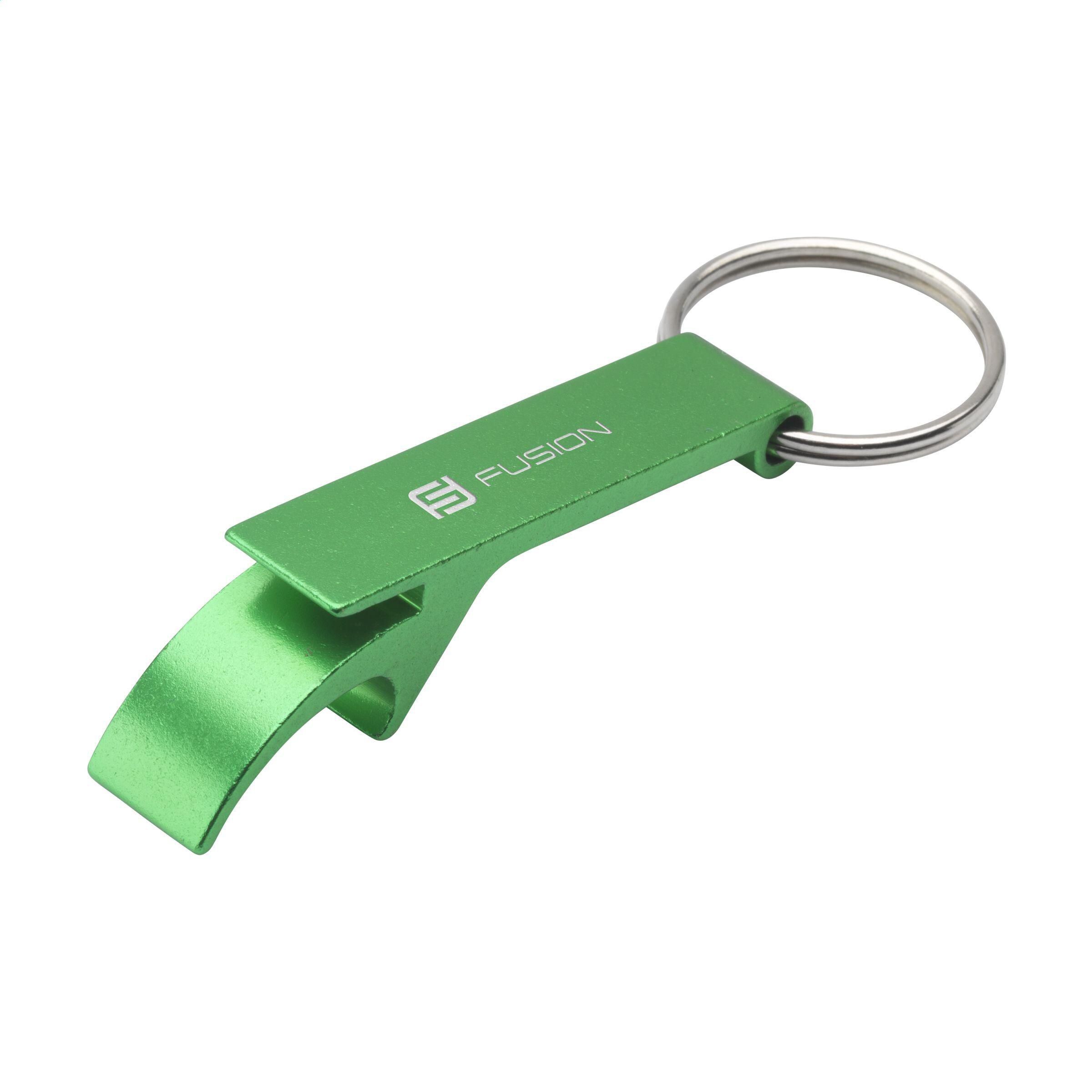 Opener GRS Recycled Aluminium Schlüsselanhänger - grün-851