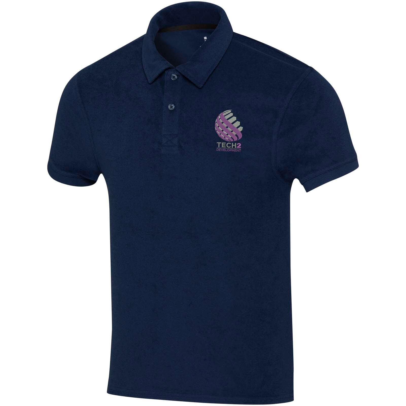 Akoya Poloshirt aus recyceltem Frottee  - navy - M-185