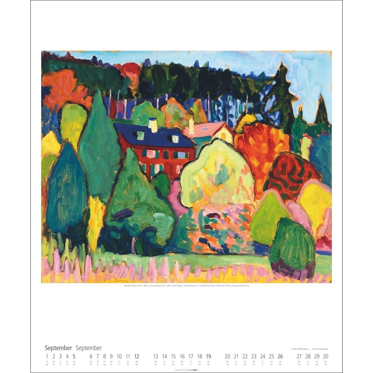 Gabriele Münter - Kunst & Kultur Kalender-345