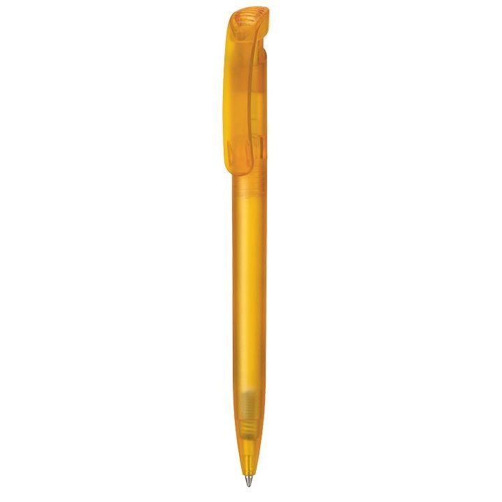 Kugelschreiber CLEAR FROZEN - mango-gelb-590