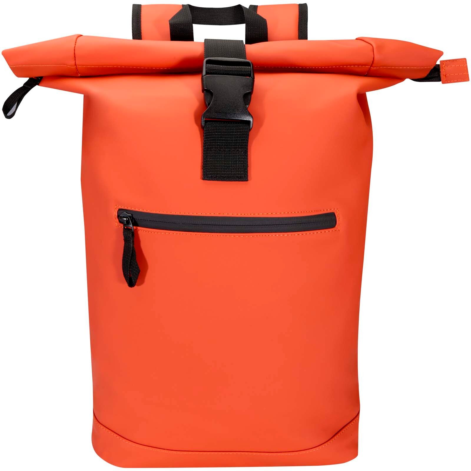 Resi Plus 15" GRS-recycelter Rolltop Rucksack 18 L  - ziegelstein-807