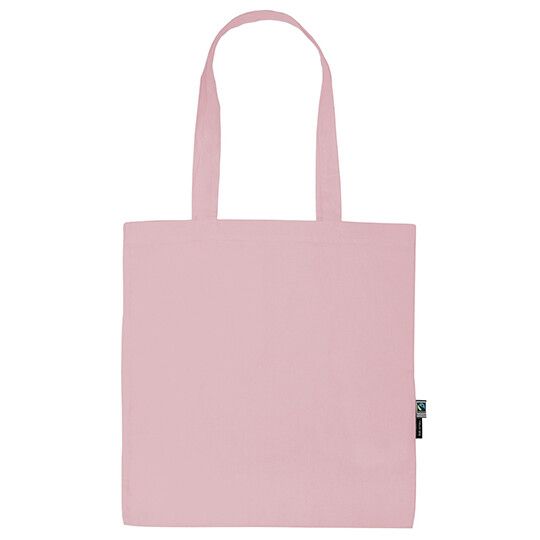 Shopping Bag With Long Handles - light pink-583