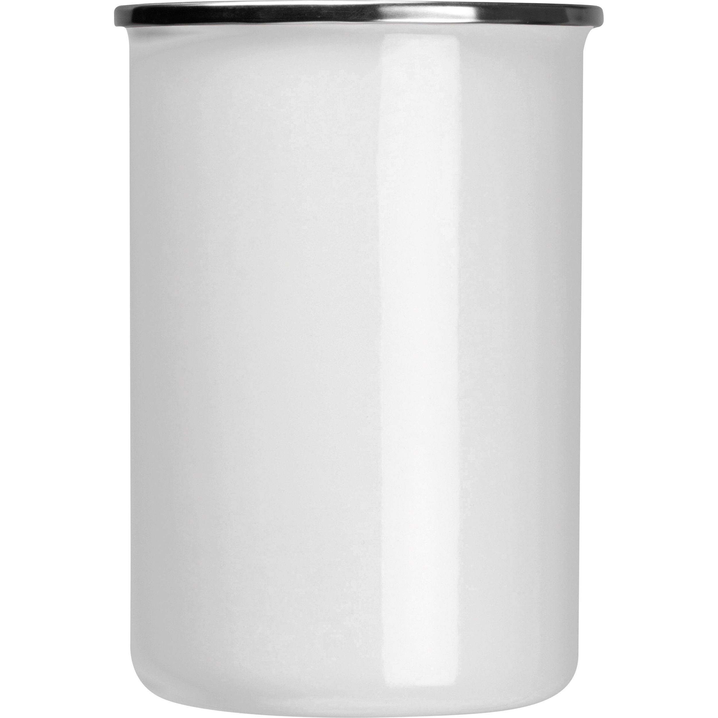Emaille Tasse - weiß-42