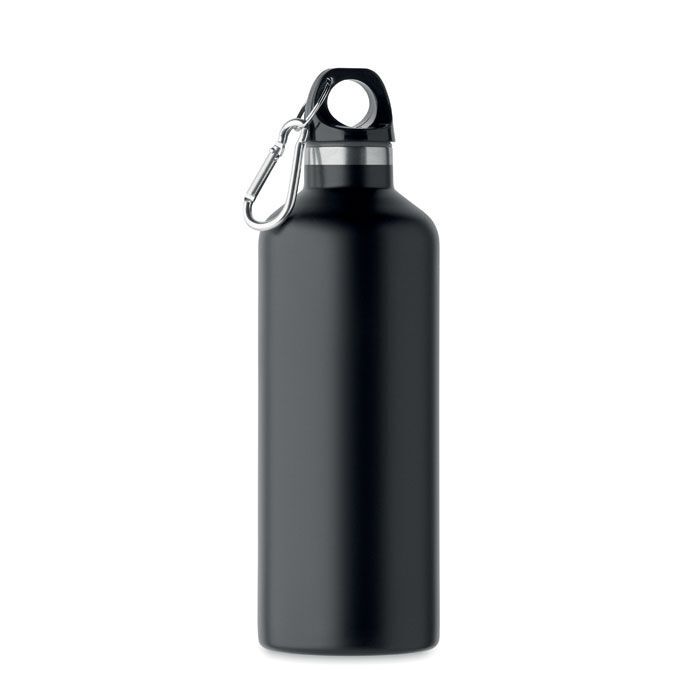 Doppelwandige Flasche 500 ml CARABI - schwarz-24