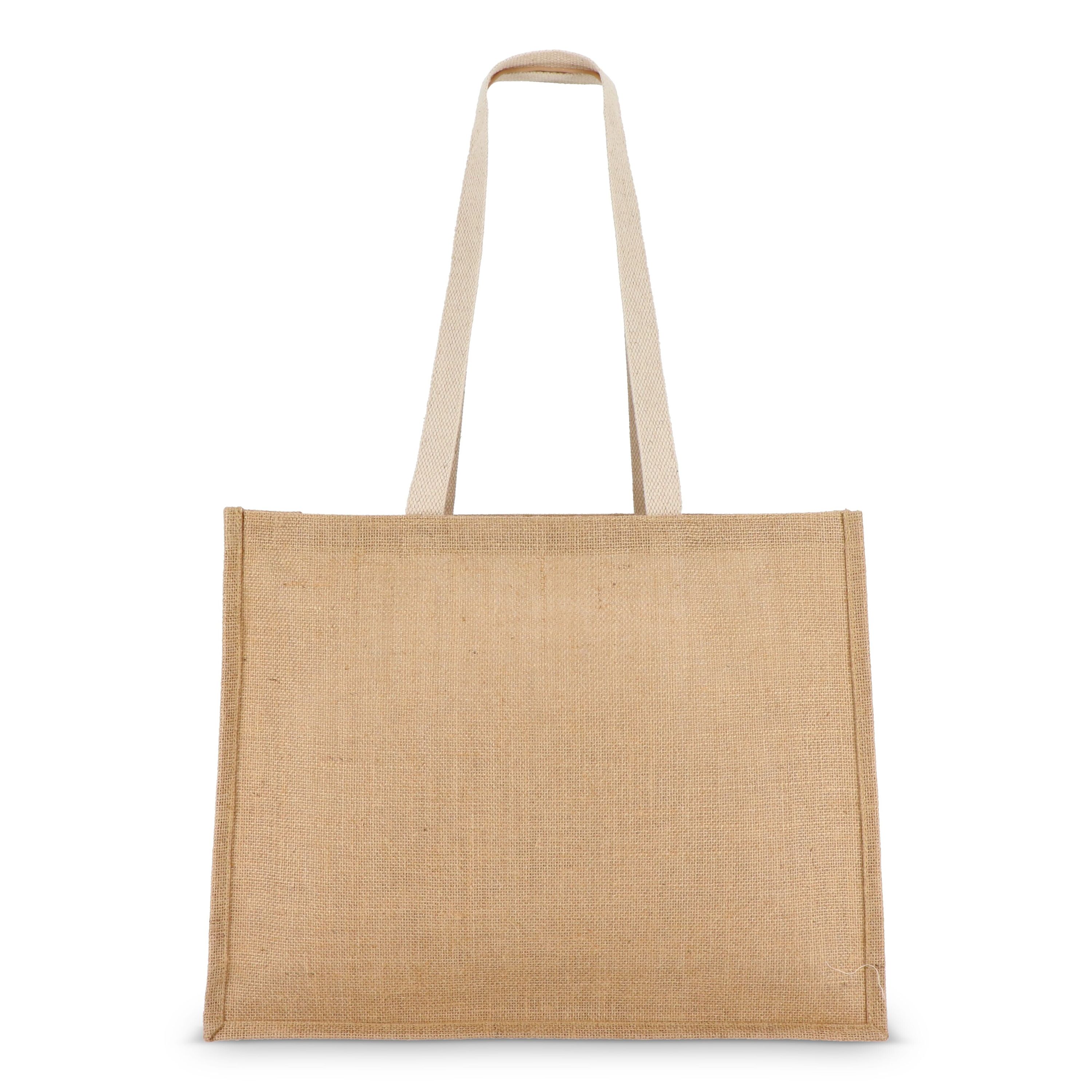 Jute Tragetasche OEKO-TEX® 45 x 12 x 35cm 320g/m² - natur-502