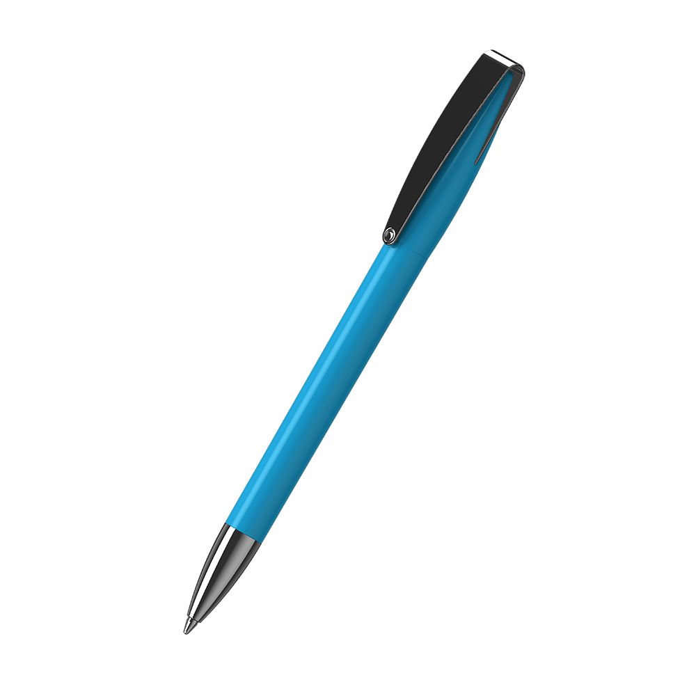 Drehkugelschreiber Cobra high gloss MMn - cyan-294