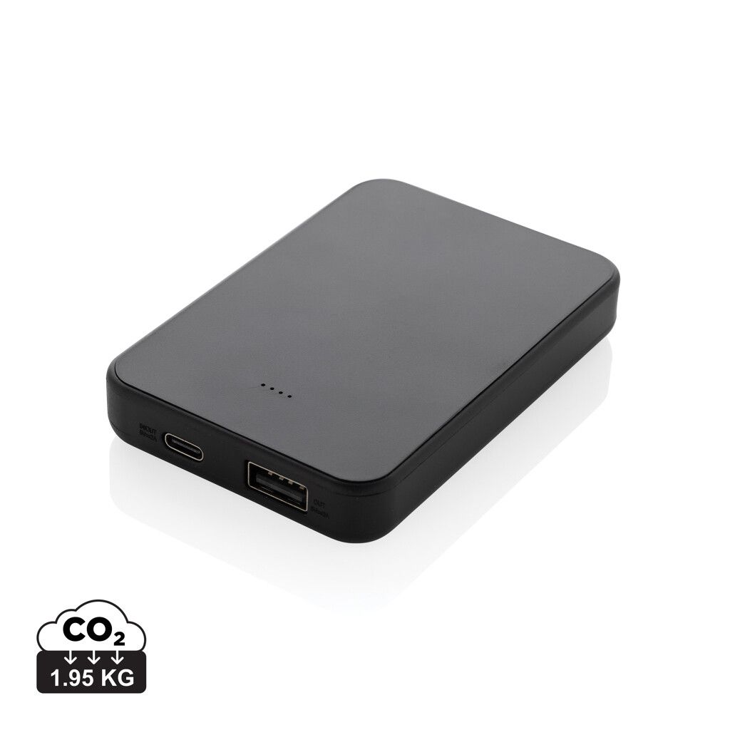 Boostcore 5.000mAh Powerbank aus RCS rec. Kunststoff - schwarz-393