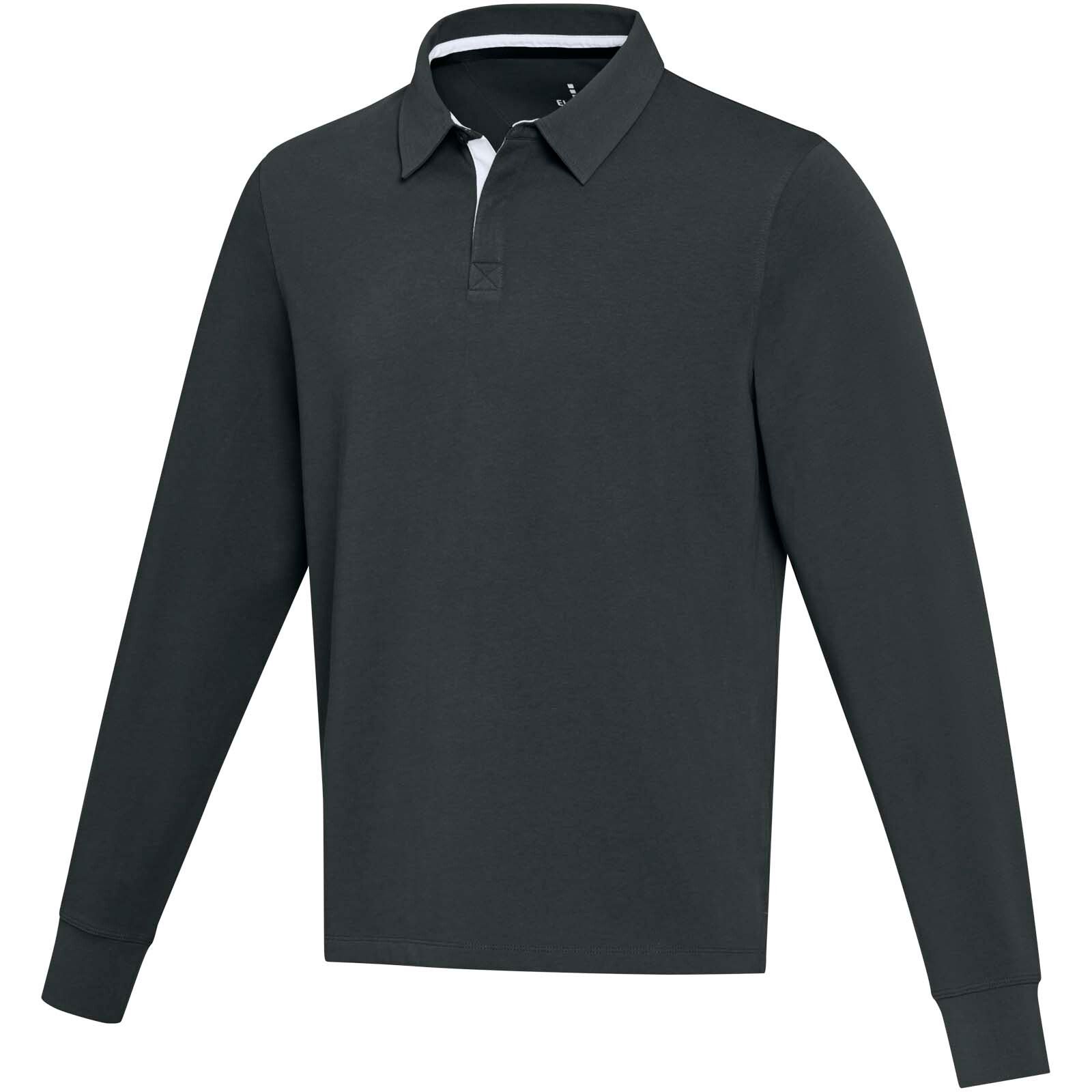 Clyde Rugby Polo Sweatshirt  - schwarz - S-356