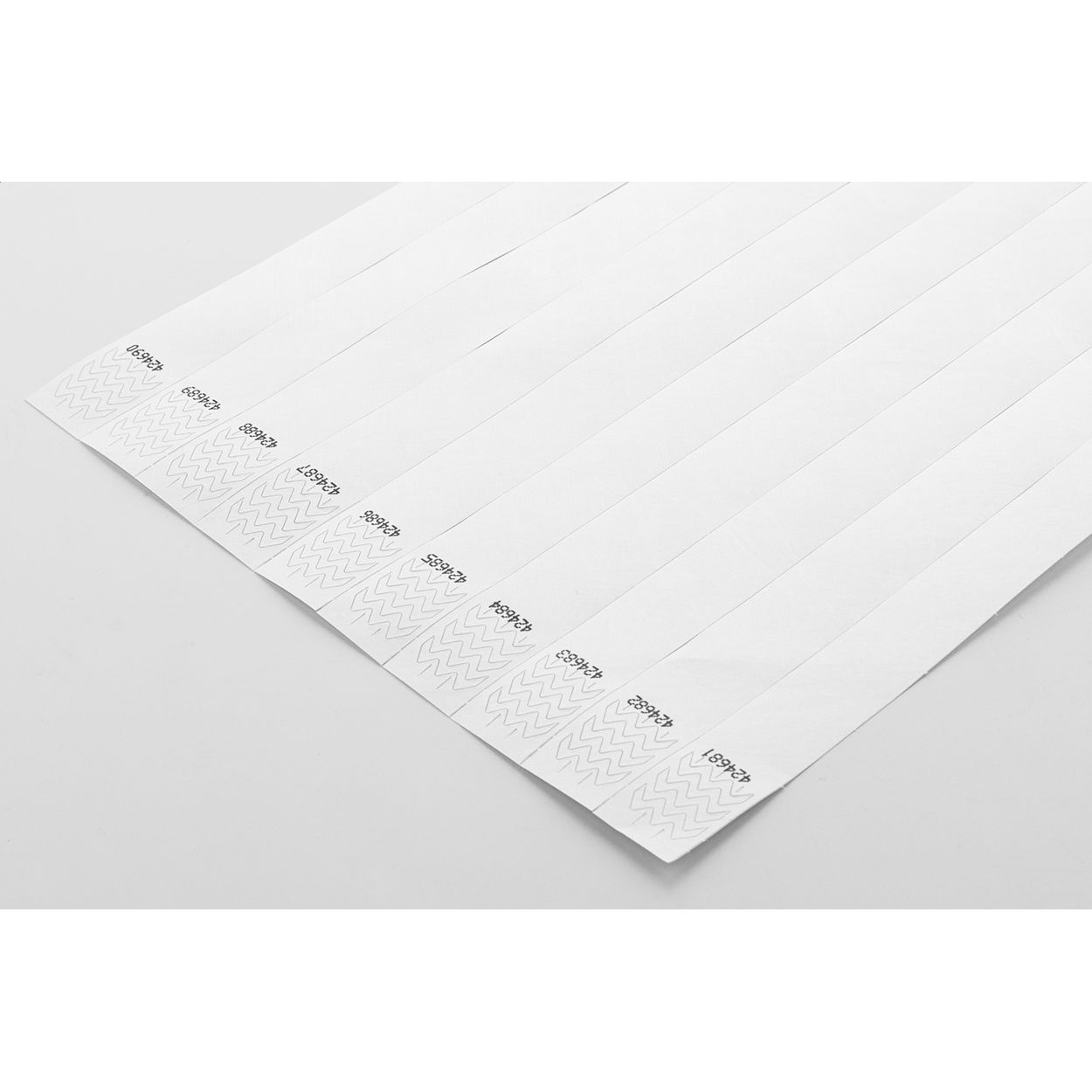 Wristvek Einlassbänder (10 Stk.) - weiß-480
