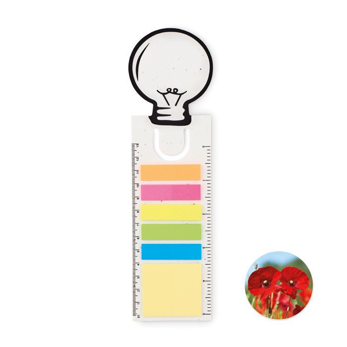 Samenpapier Lesezeichen IDEA SEED - weiß-691