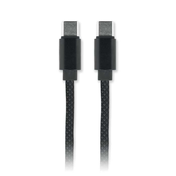 Magnetisches Kabel RPET BRAID - schwarz-136