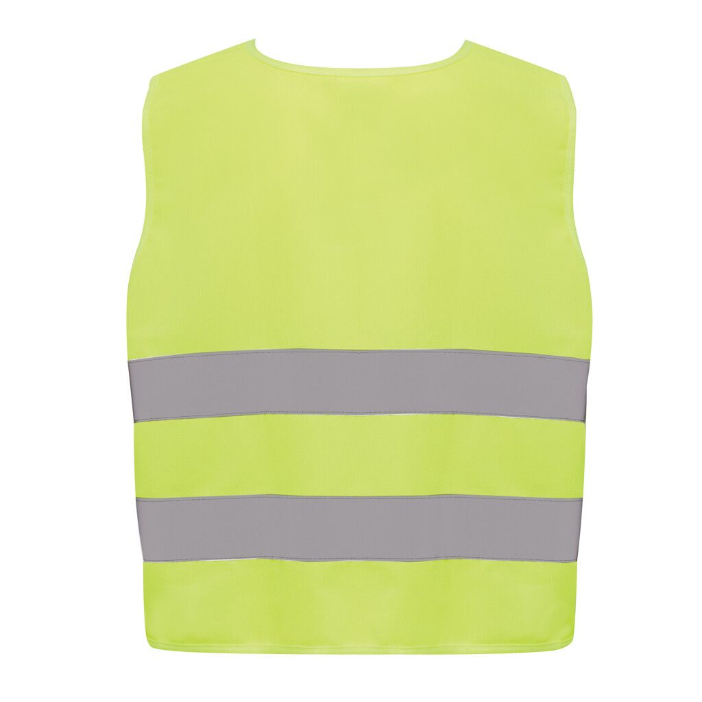 Sicherheitsweste aus GRS recyceltem PET 7-12 Jahre - gelb-169