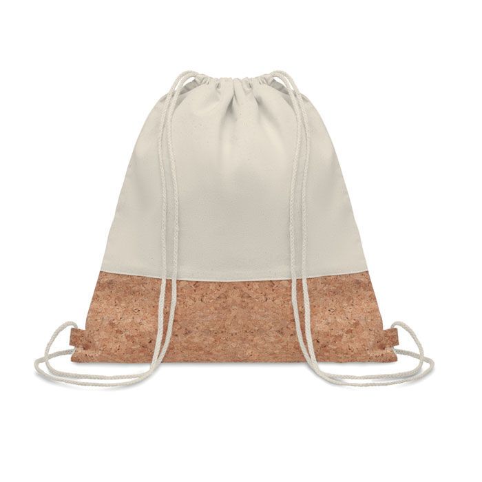 Beutel mit Kordelzug Kork ILLA - beige-80