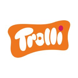 Trolli Logo vor weißem Hintergrund