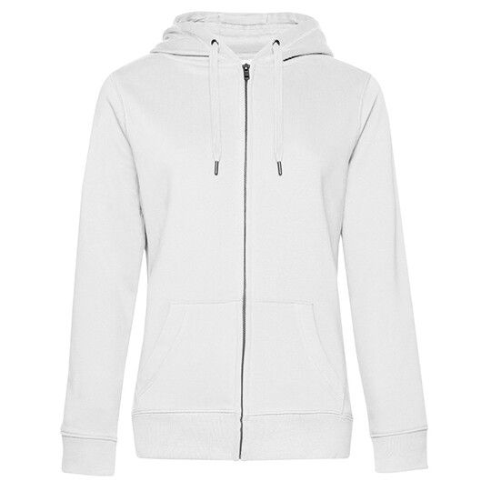 QUEEN Zipped Hood Jacket_° für Damen - white - L-75