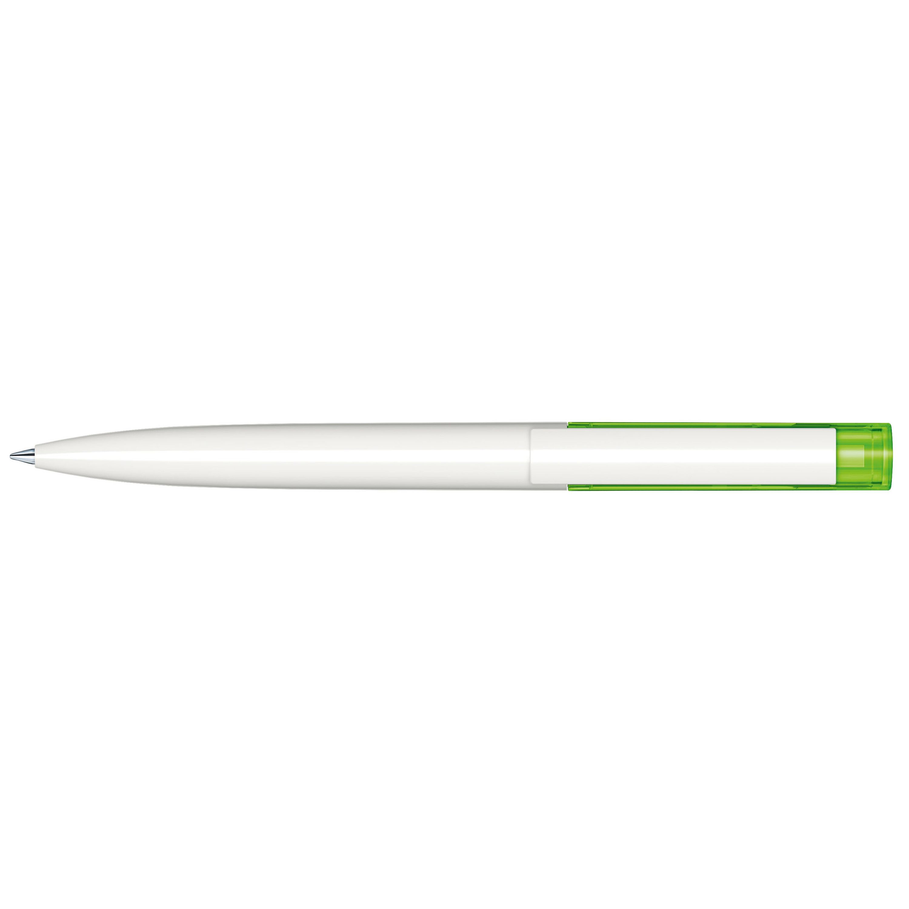 Headliner Clear Basic Drehkugelschreiber - weiß - hellgrün-828