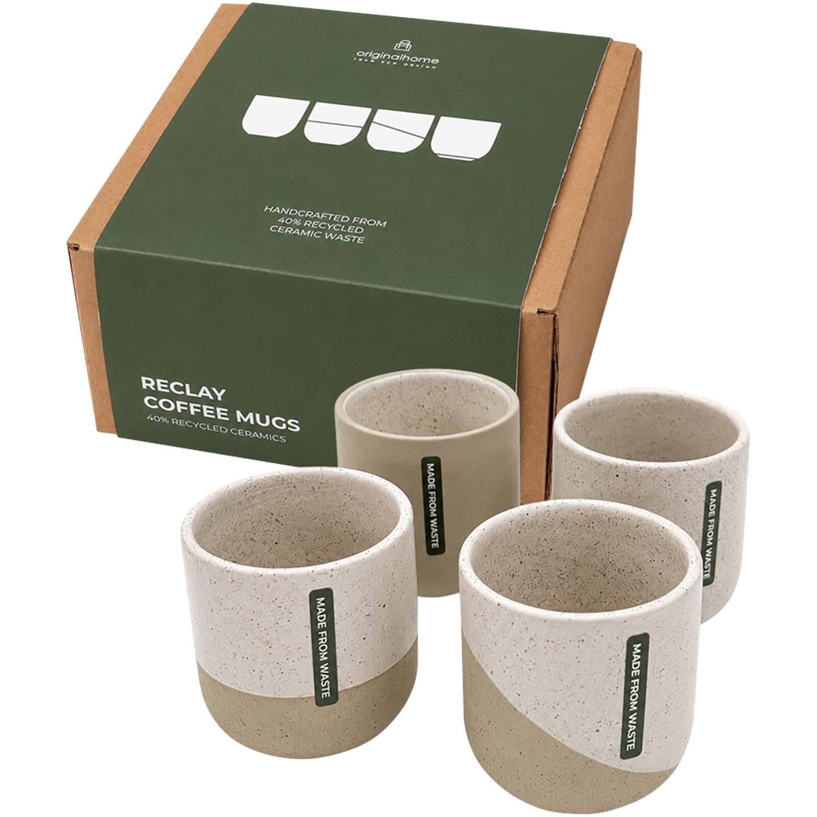 Originalhome Reclay 150 ml Kaffeetassen Set - weiss-196
