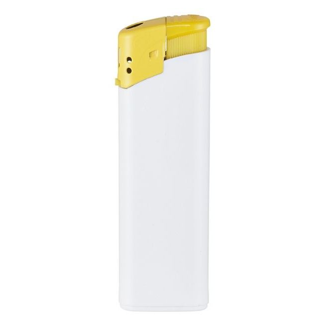 TOM® Elektronik-Feuerzeug EB-15 - weiß - gelb-439