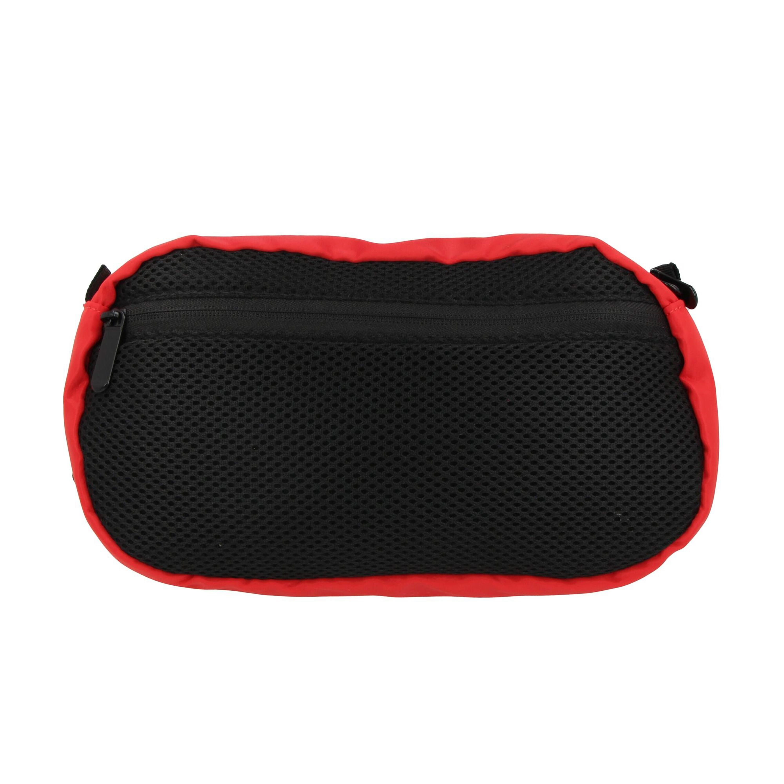 Umhängetasche aus R-PET mit Kordelzug - rot-159