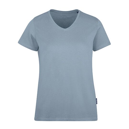 Women´s Luxury V-Neck Tees - sky blue-757