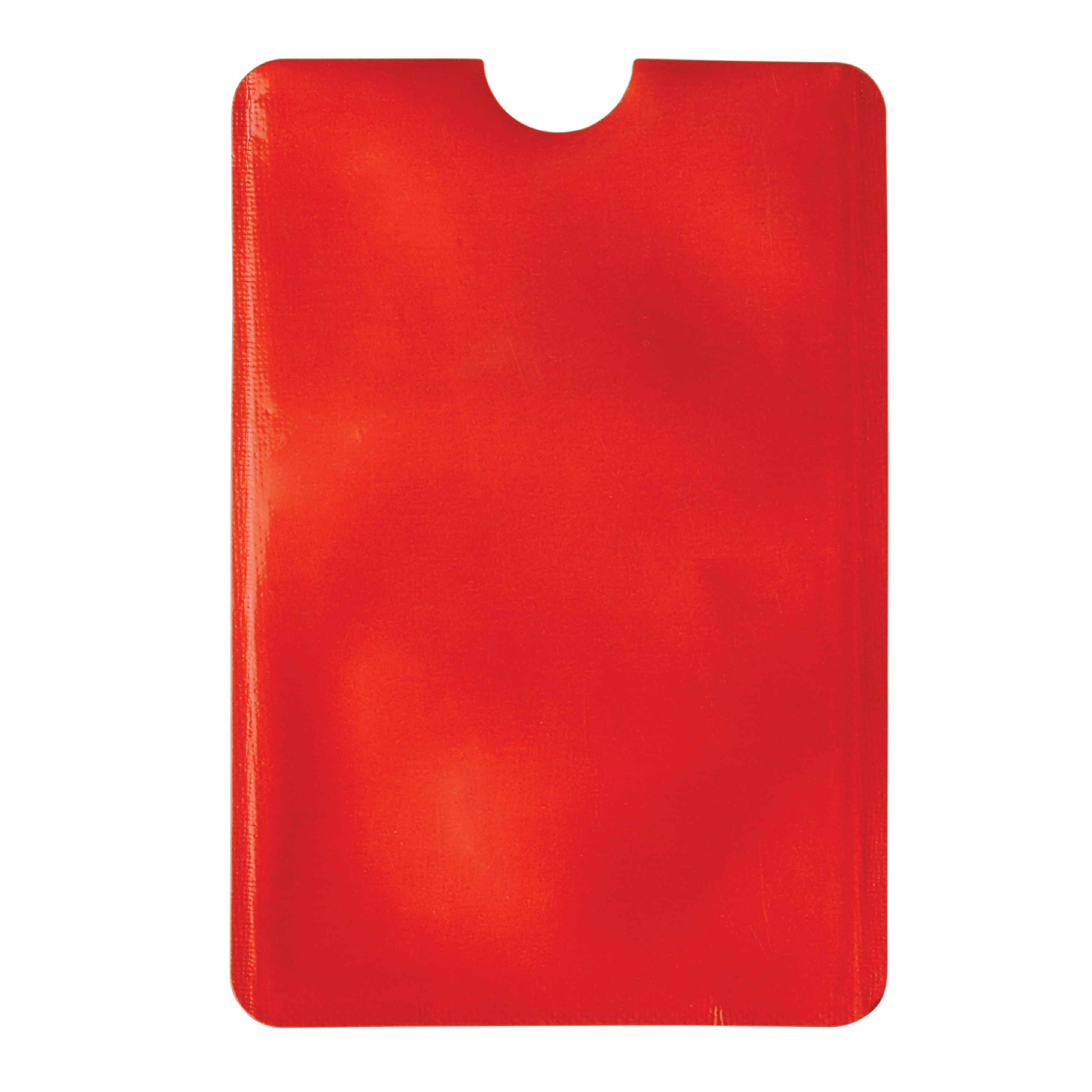 Kartenhalter Soft Anti Skim - rot-237