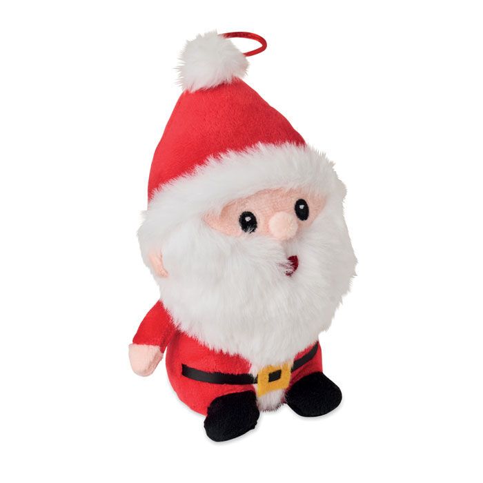 Plüsch-Weihnachtsmann GLEEFUL - rot-142