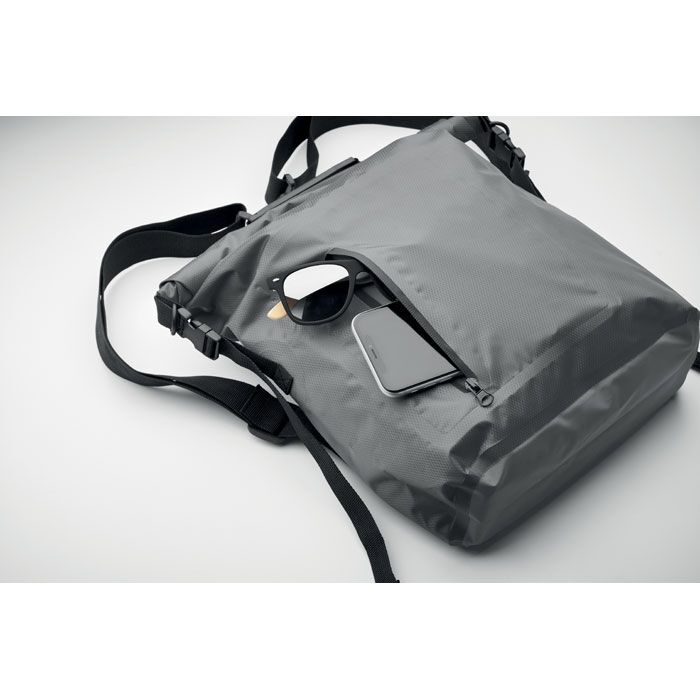 Rolltop-Tasche RPET SCUBAROLL - steingrau-696