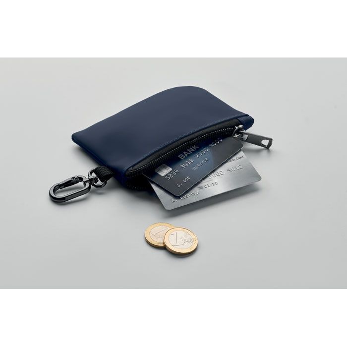 Schlüsseletui PU mit Karabiner GUARDO - marineblau-716