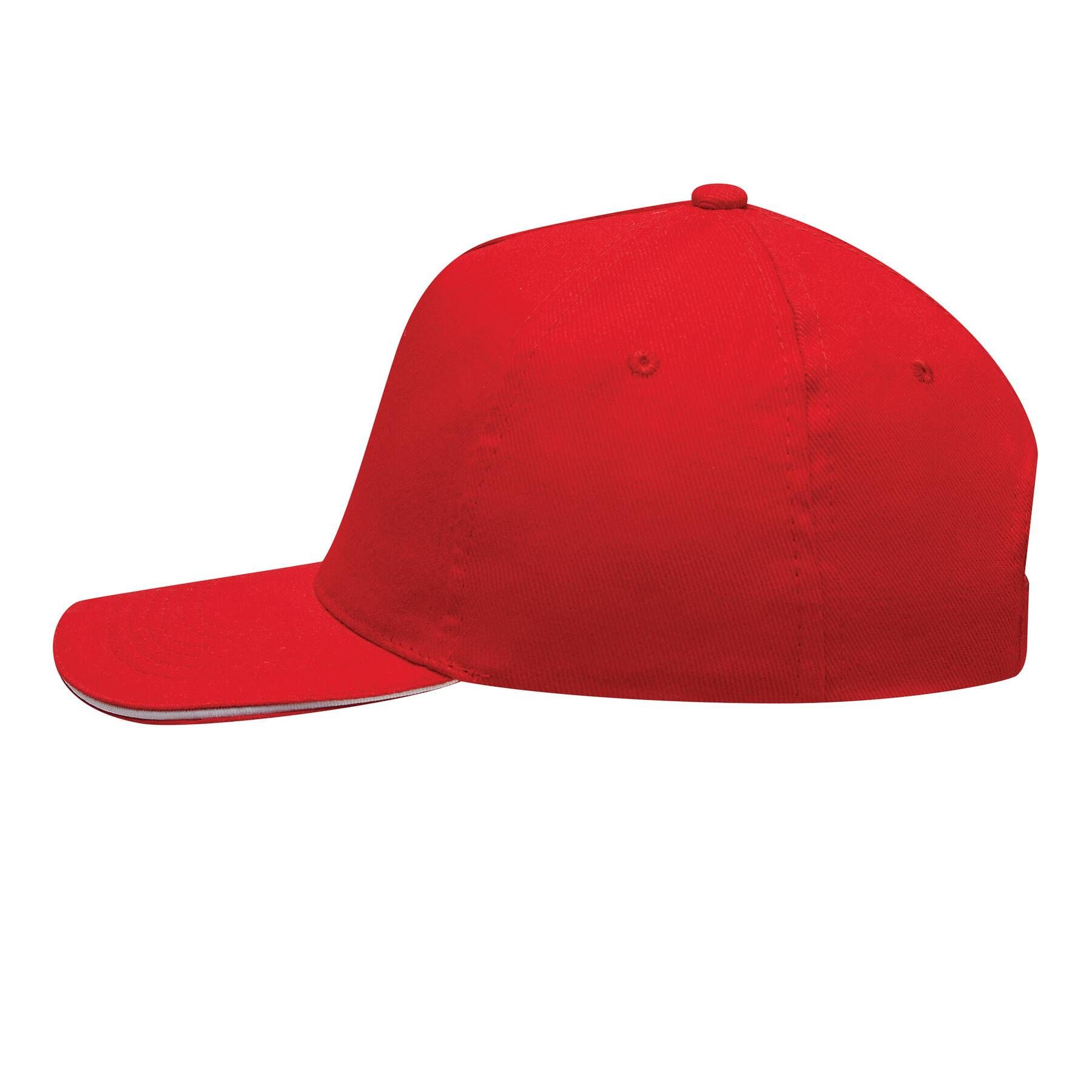 5-Panel-Sandwich-Cap WALK - rot-554