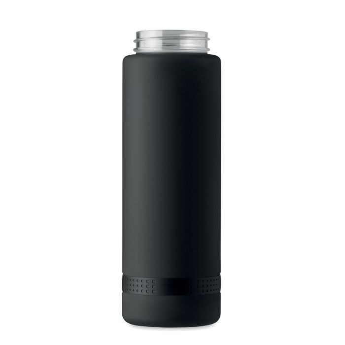 Sport-Trinkflasche RPET 1L LEVEL - schwarz-913
